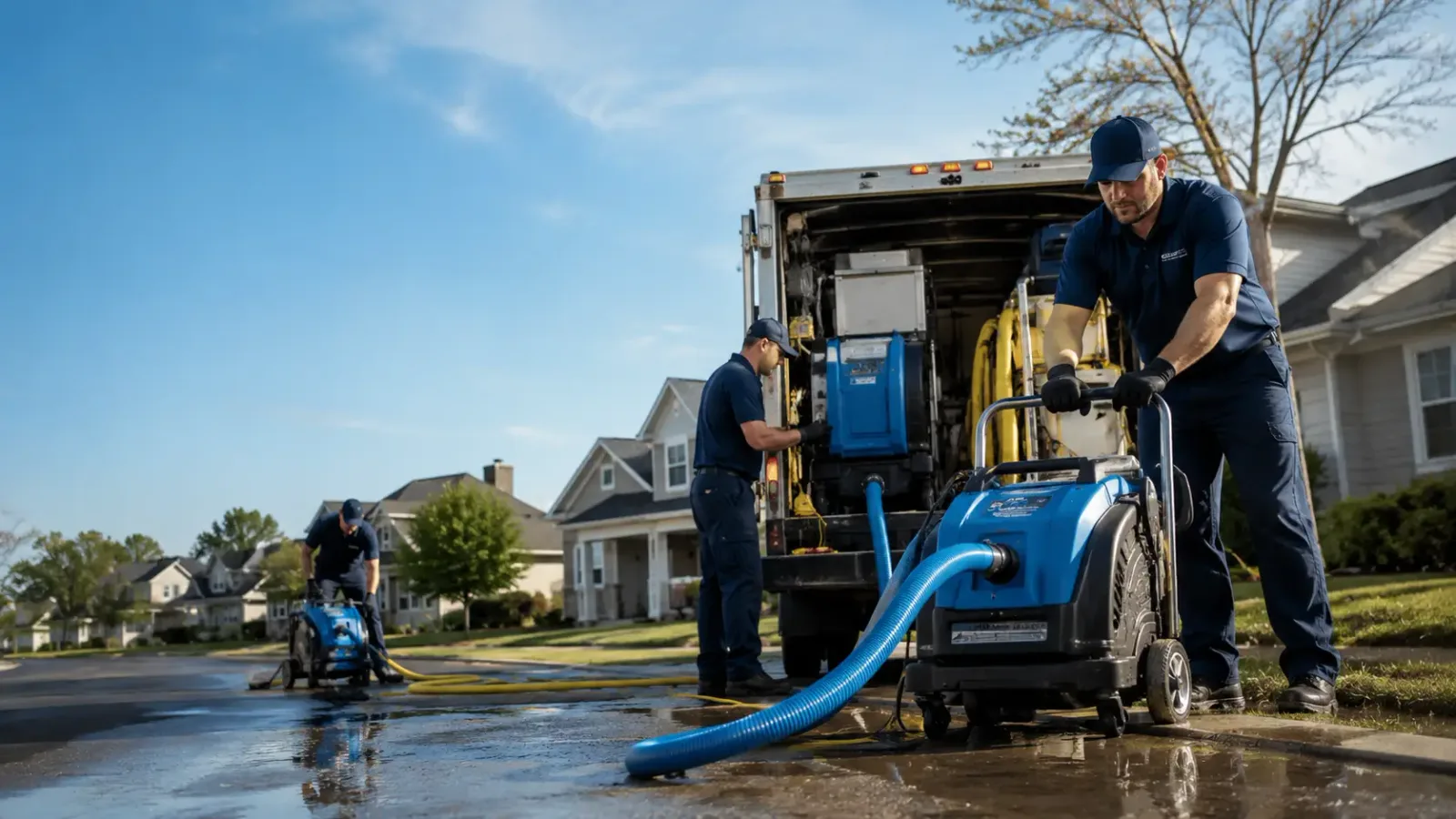 Flood Damage Cleanup in South Park, PA